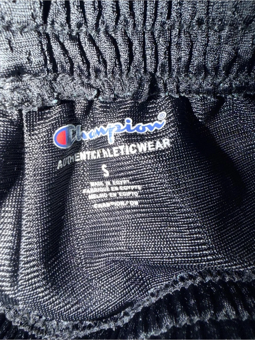 Champion Mesh Shorts | Size S | Black Script Logo Basketball Shorts